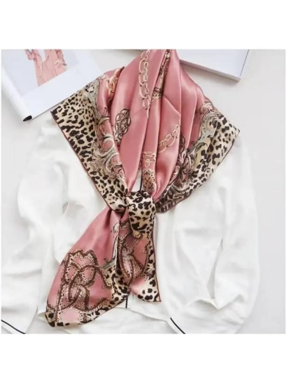Luxurious 100% Silk Scarf - 43